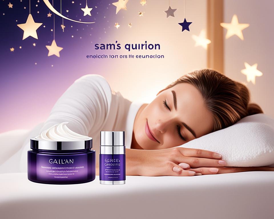 Night brightening sleeping facial