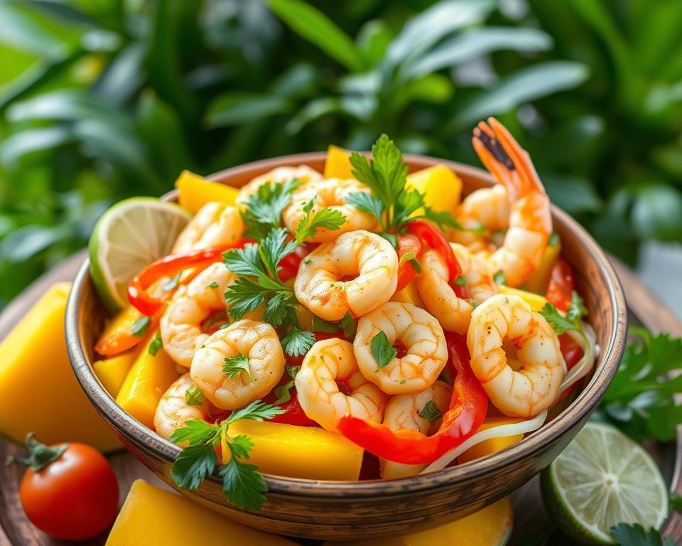 thai seafood mango salad